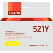 Картридж для струйного принтера EasyPrint IC-CLI521Y