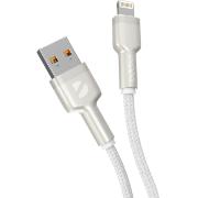 Дата-кабель Deppa Elite USB-Lightning 1м белый (72508)