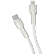 Дата-кабель Deppa Elite USB-C-Lightning 1м белый (72509)