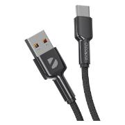 Дата-кабель Deppa Elite USB-USB-C 1м черный (72507)