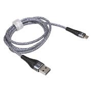 Кабель для сотового телефона TFN microUSB forza 1.0m graphite (TFN-CFZMICUSB1MGR)