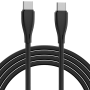 Кабель USB Type-C Carmega C-C PVC 1 м черный