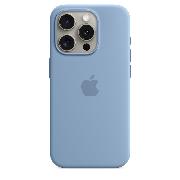 Чехол Apple iPhone 15 Pro Silicone Case MagSafe Winter Blue