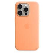 Чехол Apple iPhone 15 Pro Silicone Case MagSafe Orange Sorbet