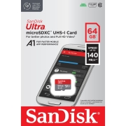 Карта памяти microSDXC SanDisk Ultra UHS I 64GB (SDSQUAB-064G-GN6MN)