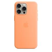 Чехол Apple iPhone 15 Pro Max Silicone MagSafe Orange Sorbet