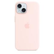 Чехол Apple iPhone 15 Silicone Case MagSafe Light Pink