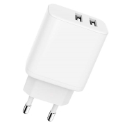 Сетевое зарядное устройство Carmega 2USB 2.4А White (CAR-WC101)