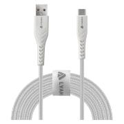 Кабель USB Type-C LYAMBDA LCA25 белый