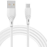 Кабель для сотового телефона Carmega micro-USB PVC 1м White