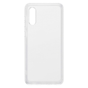 Чехол Samsung Soft Clear Cover A02 Transparent (EF-QA022)