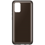 Чехол Samsung Soft Clear Cover A02s чёрный (EF-QA025)