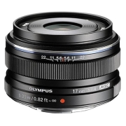 Объектив для фотоаппарата с байонетом Micro Four Thirds Olympus M.Zuiko Digital ED 17mm f/1.8, черный