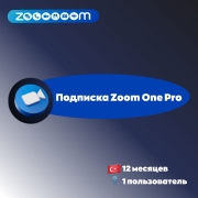 Специализированное ПО Zoom Video Communications 12 месяцев