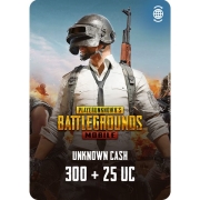 Игровая валюта PC PUBG Mobile 300 + 25 UC