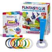 3D-ручка Набор Funtastique 4-1-FPN04U-PLA-7-SB, синий