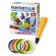 3D-ручка Набор Funtastique FPN04O-PLA-7, оранжевый
