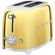 Тостер Smeg TSF01GOEU золотистый