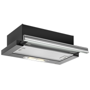 Вытяжка встраиваемая в шкаф Elikor Нейтрино 50 Black/Inox