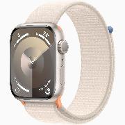 Смарт-часы Apple Watch Series 9 45mm Starlight Aluminum Case with Starlight Sport Loop (MR983)