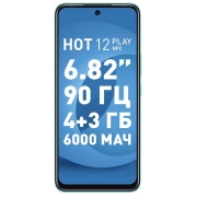 Смартфон Infinix Hot 12 Play X6816D 4/64Gb, зеленый
