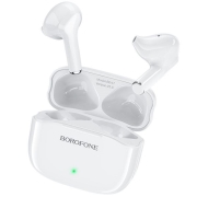 Наушники True Wireless Borofone с микрофоном BE47 Perfecto, белые