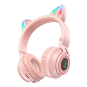 Наушники накладные Bluetooth Borofone BO18 Pink