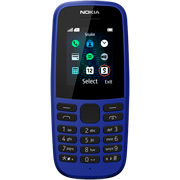 Мобильный телефон Nokia 105SS (2019) Blue (ТА-1203), синий