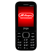 Мобильный телефон Jinga Simple 2.4 Black, черный