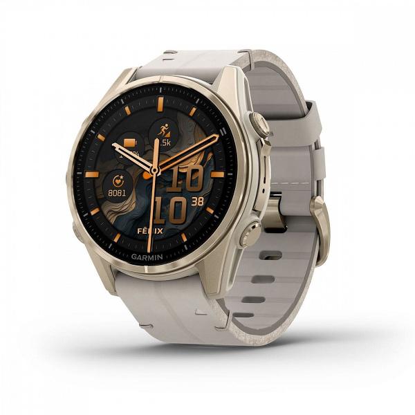 garmin-fenix-8-amoled-sapphire-43mm-zolotistye-s-kozhanym-remeshkom
