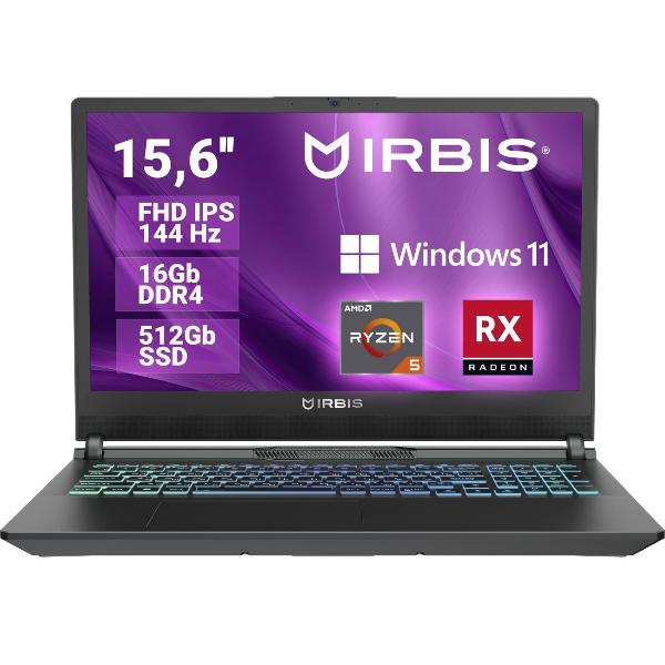irbis-15nbc1011-156-amd-ryzen-5-6600h-16-512-rx-6650m-noos-grey