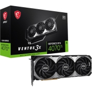 Видеокарта MSI NVIDIA GeForce RTX 4070 Ti VENTUS 3X E1 OC 12ГБ (RTX 4070 Ti VENTUS 3X E1 12G)