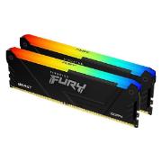 Оперативная память Kingston FURY Beast RGB DIMM DDR4 32GB (2x16GB) 3600 MHz (