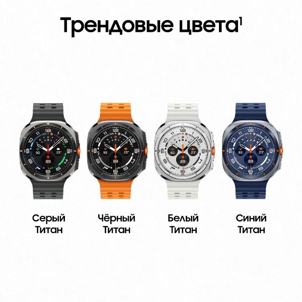 Смарт-часы Samsung Galaxy Watch Ultra 47mm LTE, синий титан