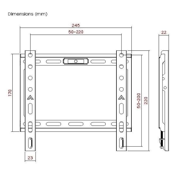 bracket-tv-fixed-ridicon-f813-4