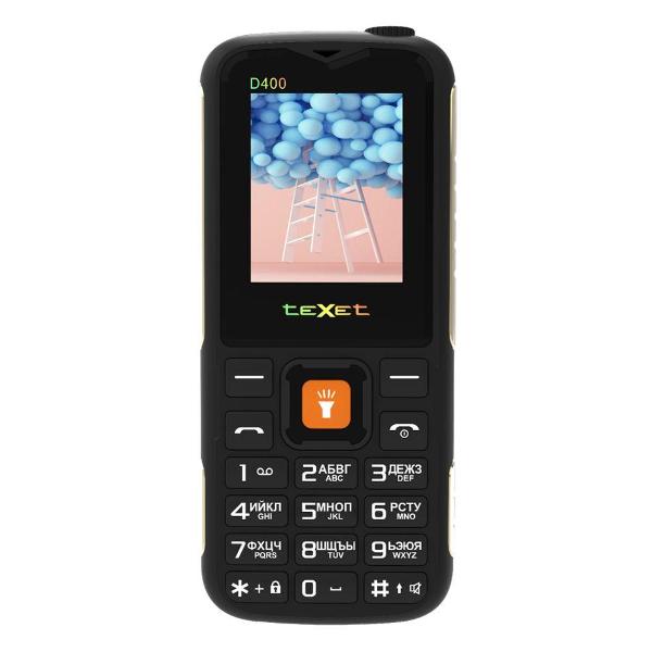 Мобильный телефон teXet TM-D400 черный