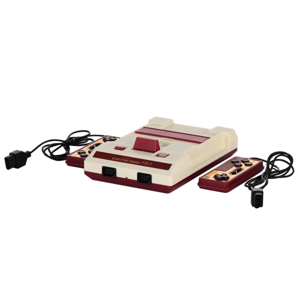 gaming-console-retro-genesis-classic-gun-edition-8bit-303-games-wired-gamepads-rca