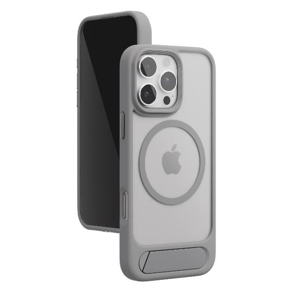 Чехол vlp Stand Case Magsafe для iPhone 16 Pro серый