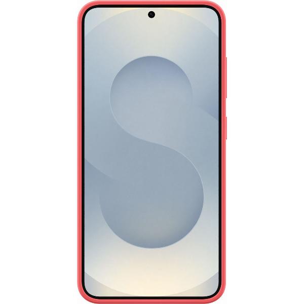 Чехол Samsung Silicone Case S25 красный