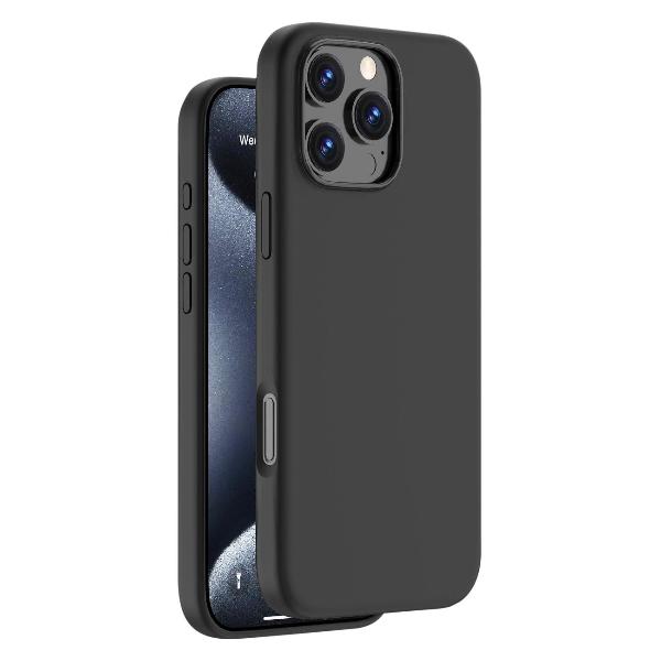 Чехол Deppa Liquid Silicone Magsafe для iPhone 16 Pro черный