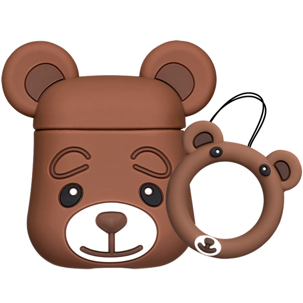 slipcover-for-airpods-deppa-brown-bear