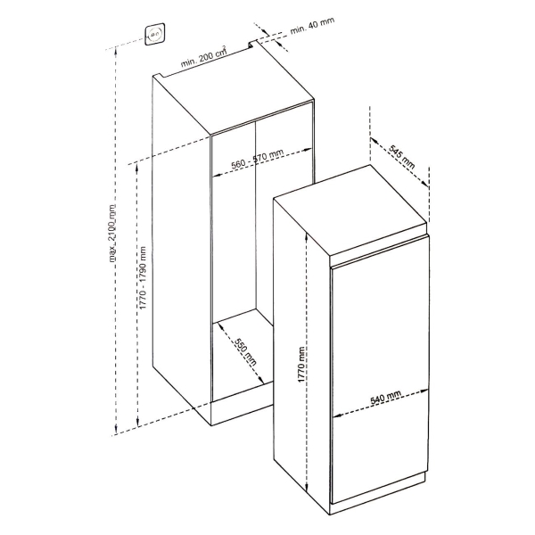 built-in-refrigerator-single-door-scandilux-rbi-524-ez-5
