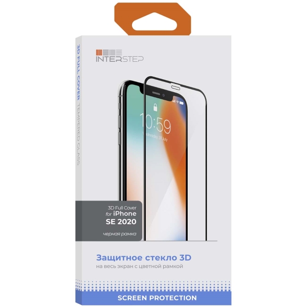 protective-glass-interstep-3d-full-cover-iphone-se-black-framework-2020-2022