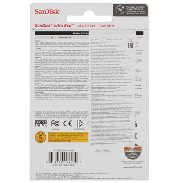 memory-usb-flash-256gb-sandisk-ultra-eco-sdcz96-256g-g46-2