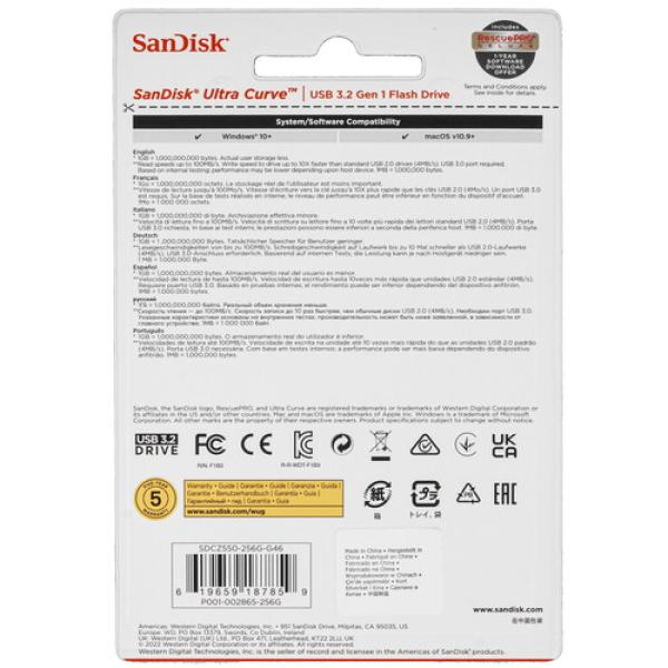 memory-usb-flash-256gb-sandisk-ultra-curve-sdcz550-256g-g46-2