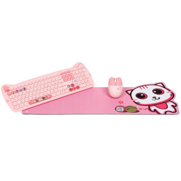 wireless-keyboard-and-mouse-dexp-pink-cats-pink-1