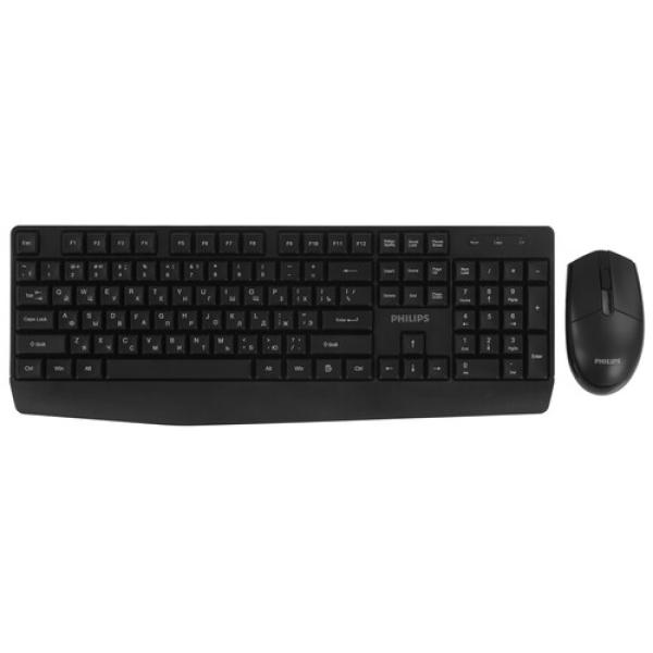 wireless-keyboard-and-mouse-philips-black-spt6337-1