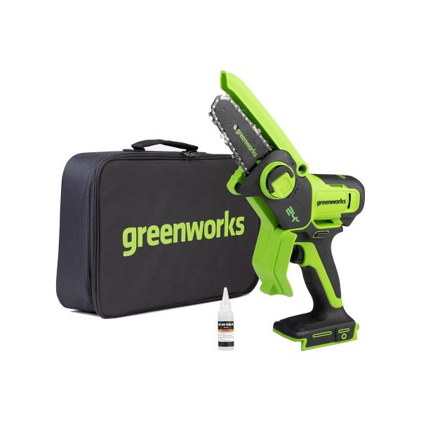 chain-mini-saw-accumulator-greenworks-24v-10cm-c-1khakb-2ah-usb-and-charger-2008207usb2-4