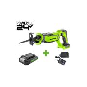 saw-saber-greenworks-gpt-blrs-1-24v-bshchet-0-3000min-cut-115mm-wood-1-2ah-charger-box-1200607vua