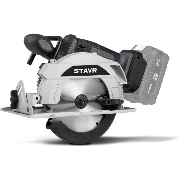 circular-saw-accumulator-stavr-18v-uni-m-165mm-stavr-scw-18bl-165-bl-disk-165-20mm-depth-55mm-36mm-90g-4-7000rpm-hook-without-akb-and-charger-disk-stop-9021000076-1